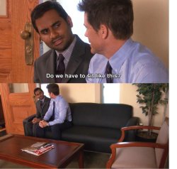Do we have to sit like this Meme Template