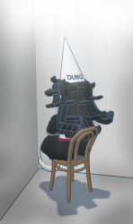 Dunce hat Claire Meme Template