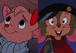 Fievel and Olivia (Fivia) Meme Template
