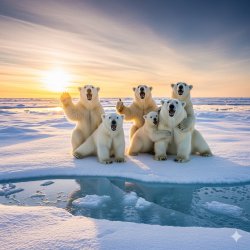 polar bears Meme Template