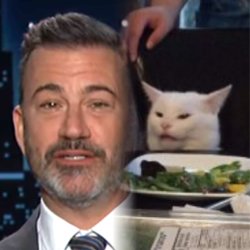 Jimmy Kimmel and Catturd Meme Template