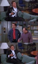 Seinfeld Kramer Party All Night Liza No Meme Template