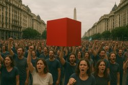 Protesta Cubo Meme Template