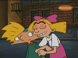 Arnold Shortman and Helga Pataki Meme Template