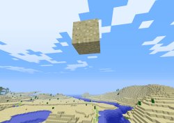 Floating Sand Block Meme Template