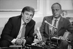 Trump Roy Cohn mafia McCarthy Red Scare Inquisition hysteria Meme Template
