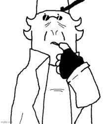 Ducc Monkey (The thinker) Meme Template
