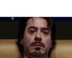 sad, alcoholic tony stark Meme Template
