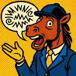 Horseman rambling about nonsense Meme Template