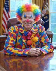 Joe Biden clown suit oval office Meme Template