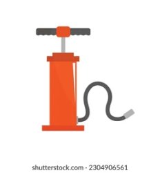 orange hand bicycle pump Meme Template