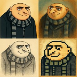 Gru Meme Template