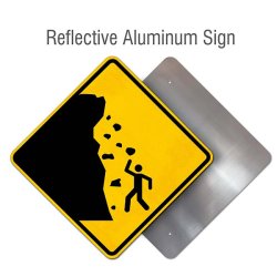 Danger Falling Rocks Meme Template