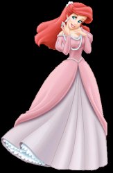 Ariel Wearing Necklace Meme Template