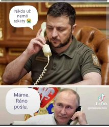 Putin Zelenski Phone Meme Template