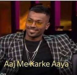 Hardik Pandya Meme Template