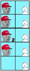 maga npc fact check Meme Template