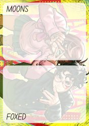 moons and foxed - momo n okarun temp 4 Meme Template