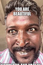 Lovely Stare Meme Template