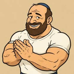 A buff Jew Meme Template