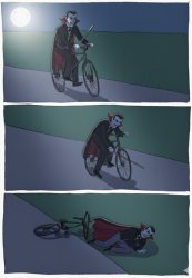 Vampire bike ride Meme Template