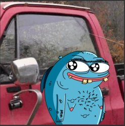 Blub Red Truck Redneck Meme Template