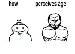 how x perceives age Meme Template
