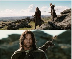 Legolas and aragorn Meme Template