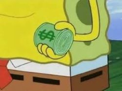 Sponge Bob Money Meme Template