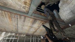 Fallout Four Also Skeleton Grabbing Railing Meme Template