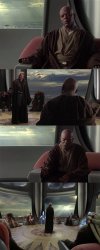 Anakin vs the Council Meme Template