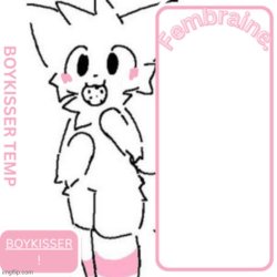 Fembraine boykisser temp TY XOXOSILLY Meme Template