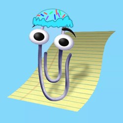 Clippy with macaron beanie Meme Template