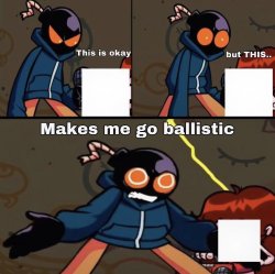going ballistic Meme Template