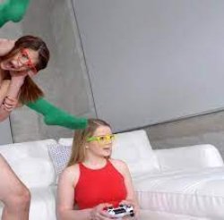 girl playing video games Meme Template