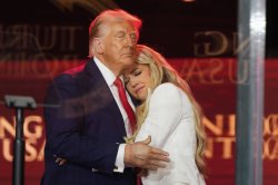 Erika Kirk and Trump Meme Template