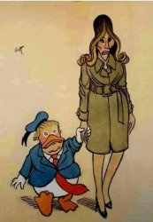 Melania and the Donald...Duck Meme Template