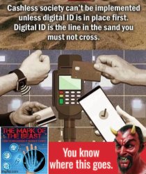 Digital Currency Digital ID Satanic Meme Template