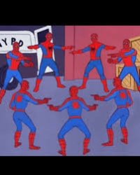 Multiple Spider-Man pointing Meme Template