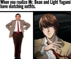 Mr. Bean and Light Meme Template