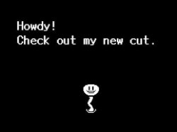 flowey's new cut Meme Template