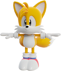 tails t pose. Meme Template