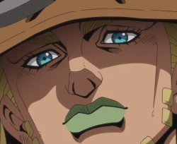 Gyro Zeppeli disgust Meme Template