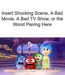 The Emotions Reaction to What? Meme Template