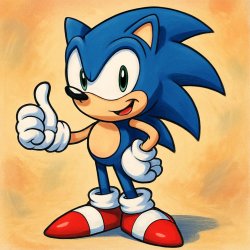 AI Sonic Asks A Question Meme Template