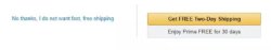 No thanks, I do not want fast, free shipping Meme Template