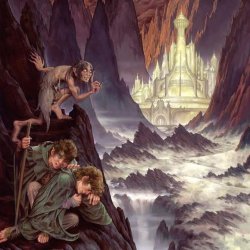 Frodo, Sam, and Gollum at Minas Tirith Meme Template