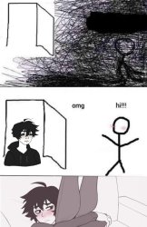 Omg femboy Hi Meme Template