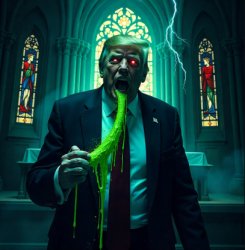 demonic Meme Template