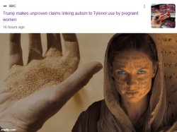 dune trump tylenol Meme Template